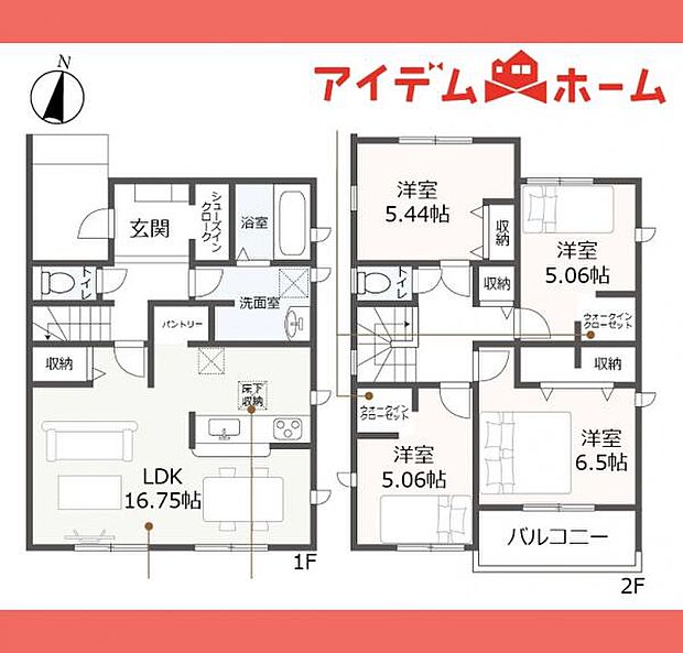 2号棟　間取り図　