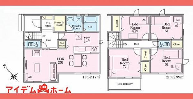 1号棟　間取り図