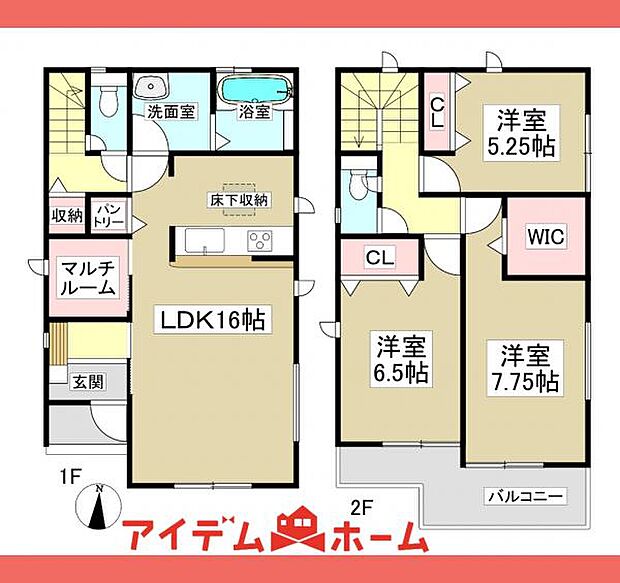 2号棟 間取り図