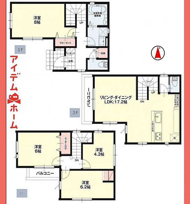 1号棟 間取り図
