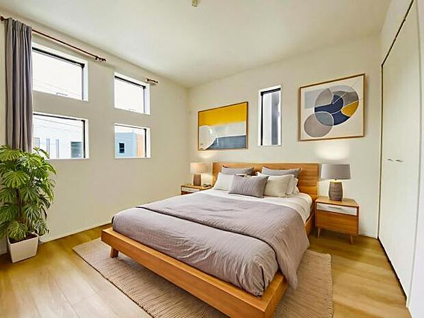 1号棟（2025年11月）撮影 ※本画像はCGで作成しており、実際に家具は置かれておりません。