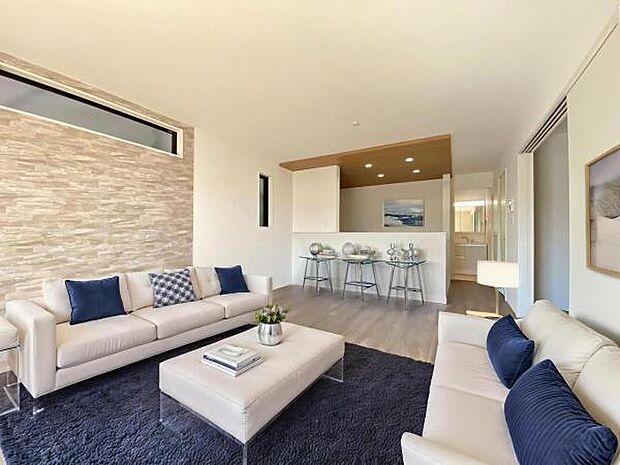 2号棟（2025年10月）撮影 ※本画像はCGで作成しており、実際に家具は置かれておりません。