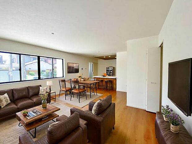 1号棟(2025年7月)撮影 ※本画像はCGで作成しており、実際に家具は置かれておりません。