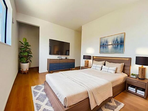 1号棟(2025年7月)撮影 ※本画像はCGで作成しており、実際に家具は置かれておりません。