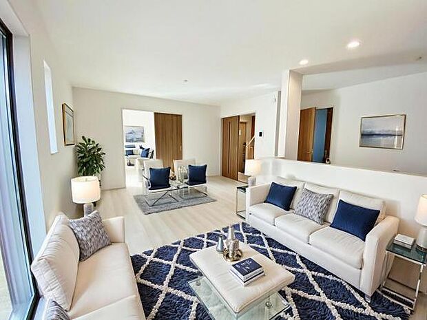 A号棟(2025年9月)撮影 ※本画像はCGで作成しており、実際に家具は置かれておりません。