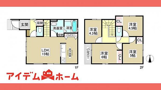 ☆1号棟間取図☆