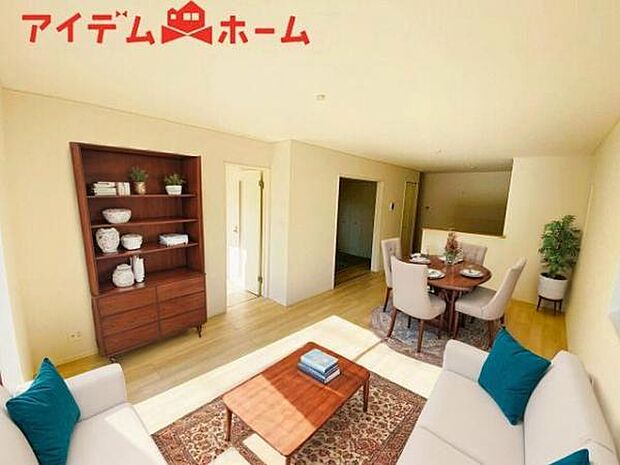 本画像はCGで作成されており、実際に現地に家具は置かれておりません。 