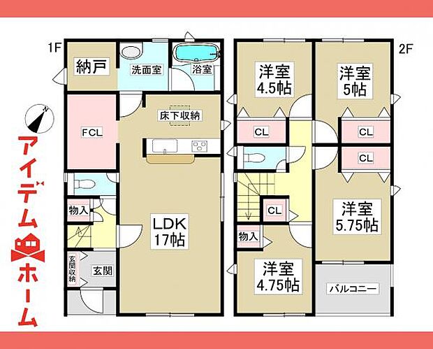 間取図2号棟