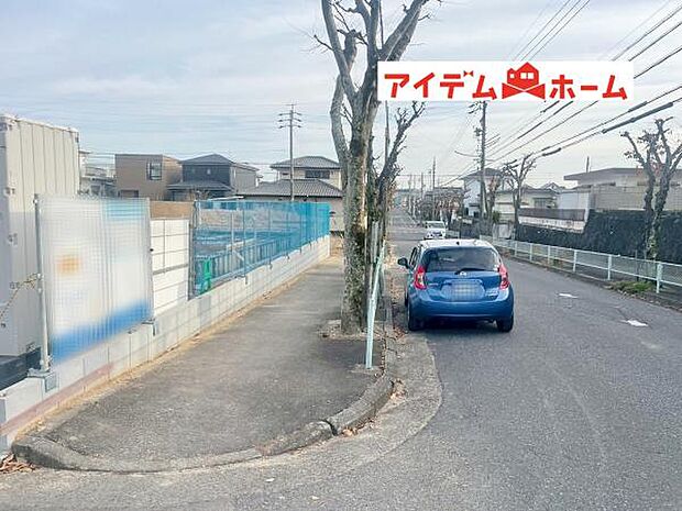 西側道路 いつでも現地ご案内いたします♪ お気軽にお問合せください