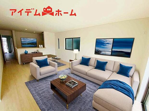 本画像はCGで作成されており、実際に現地に家具は置かれておりません。