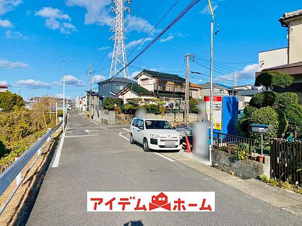西側道路 いつでも現地ご案内いたします♪ お気軽にお問合せください