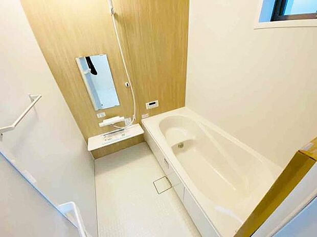 浴室 広々1坪のお風呂でほっとひといき!1日の疲れを我が家で癒しましょう