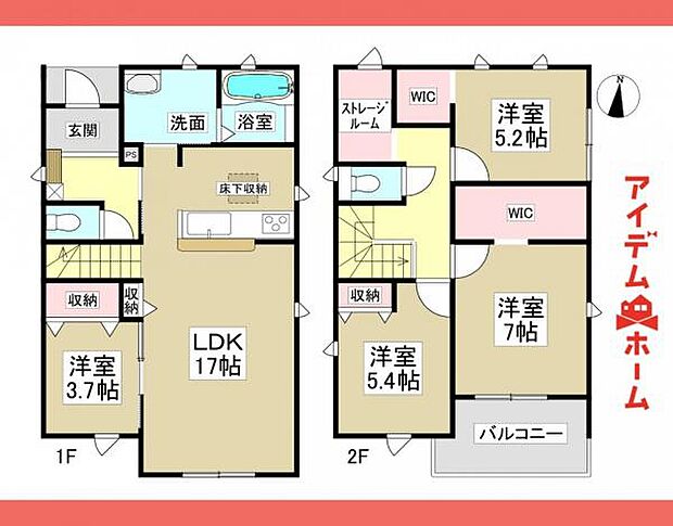 1号棟 間取り図