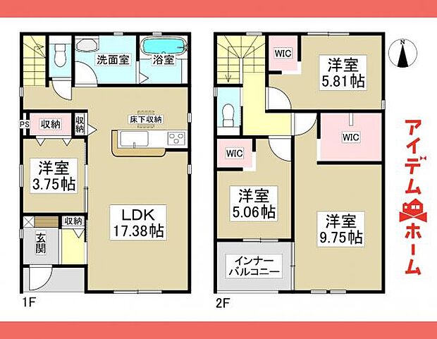 2号棟 間取り図