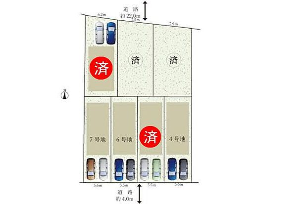 6号棟配置図