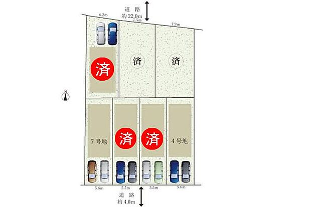 7号棟配置図