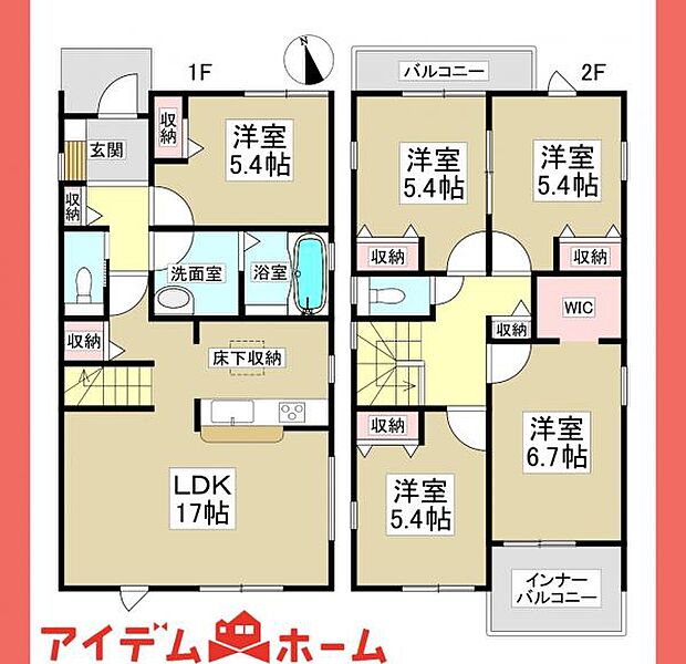 間取図1号棟