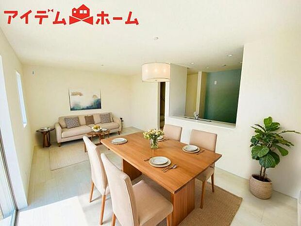 本画像はCGで作成されており、実際に現地に家具は置かれておりません。