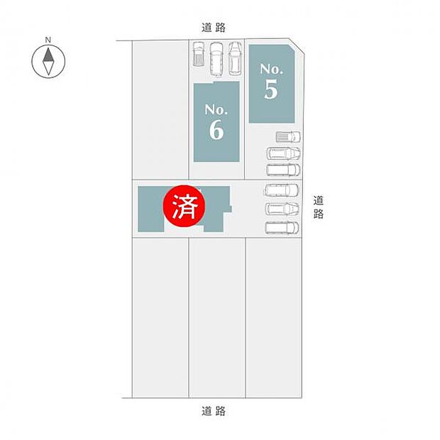 本物件は5号棟です。