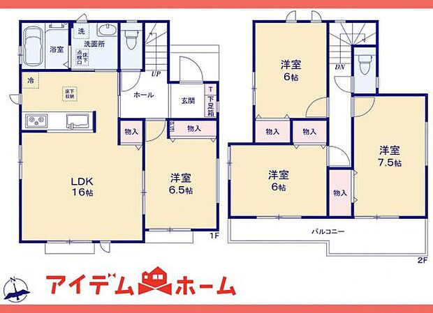 D号棟 間取り図