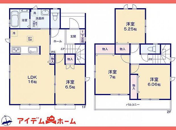 C号棟 間取り図