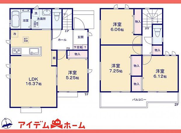 B号棟 間取り図