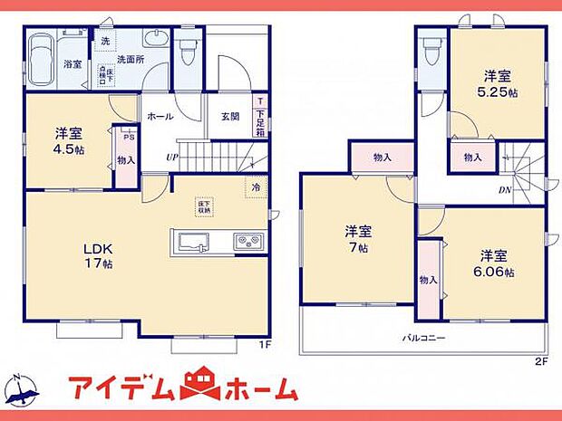 A号棟 間取り図