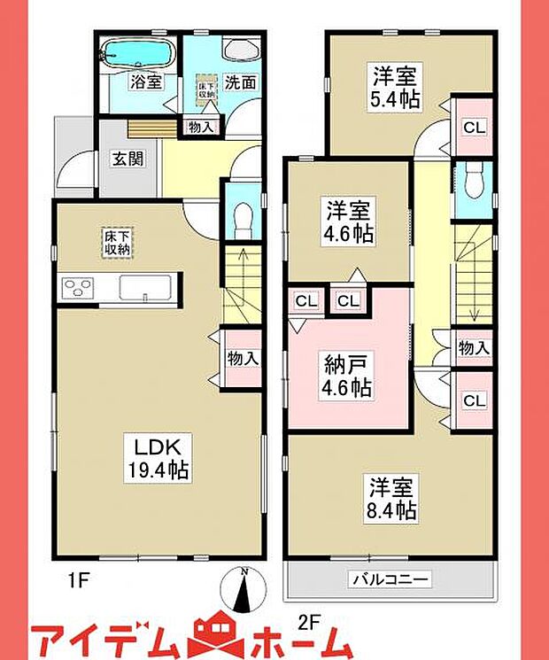 1号棟 間取り図