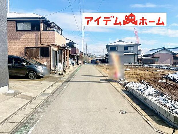 南側道路 いつでも現地ご案内いたします♪ お気軽にお問合せください