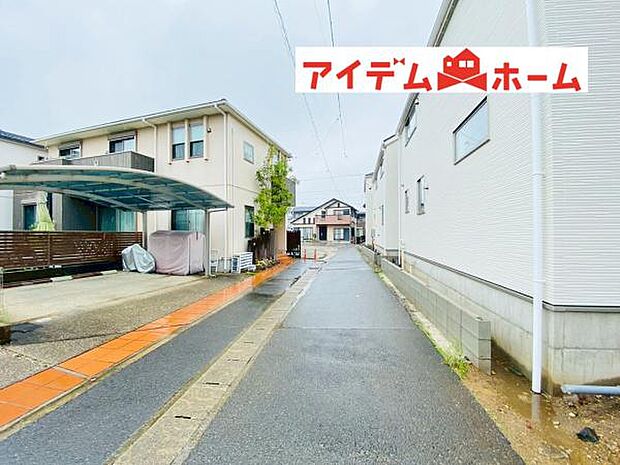 西側道路 いつでも現地ご案内いたします♪ お気軽にお問合せください!