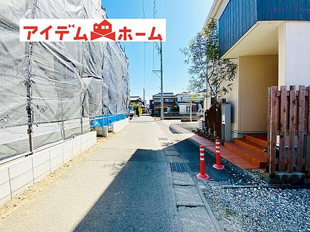 北側道路 いつでも現地ご案内いたします♪ お気軽にお問合せください!