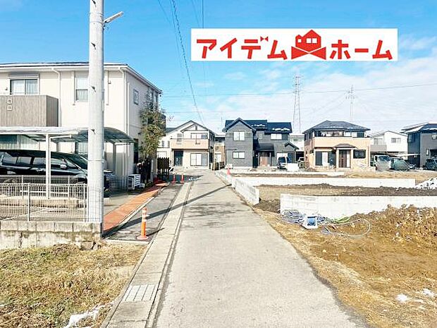 西側道路 いつでも現地ご案内いたします♪ お気軽にお問合せください