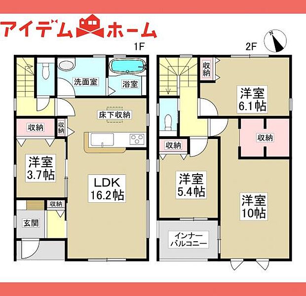 間取図1号棟