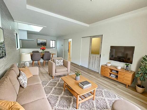 本画像はCGで作成されており、実際に現地に家具は置かれておりません。