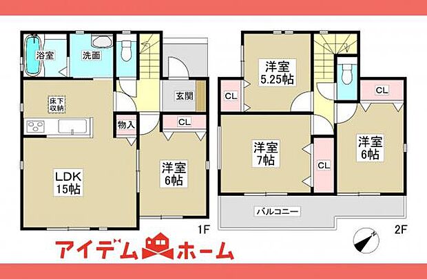 C号棟間取図