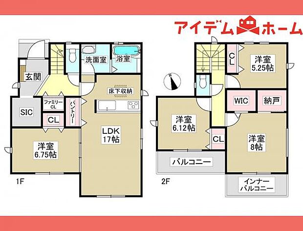 ☆1号棟間取図☆