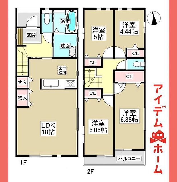間取図B号棟
