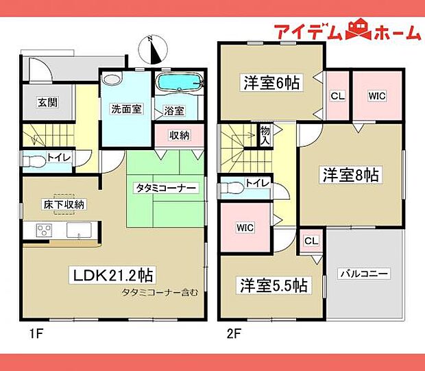 間取図1号棟