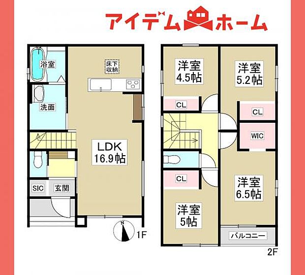 ☆1号棟間取図☆