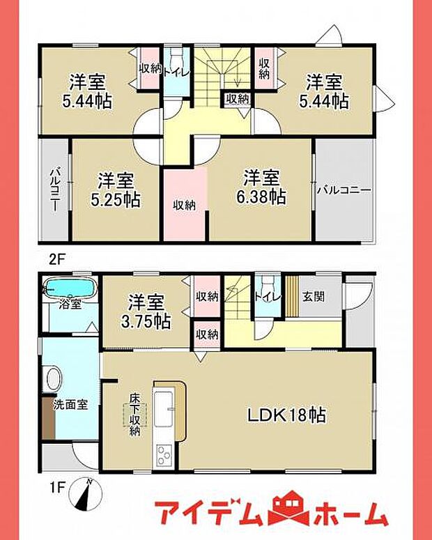 間取図1号棟