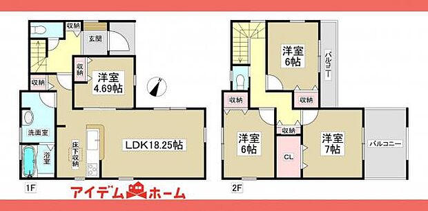 間取図2号棟