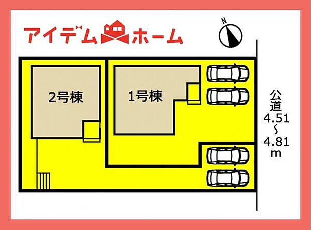 1号棟配置図