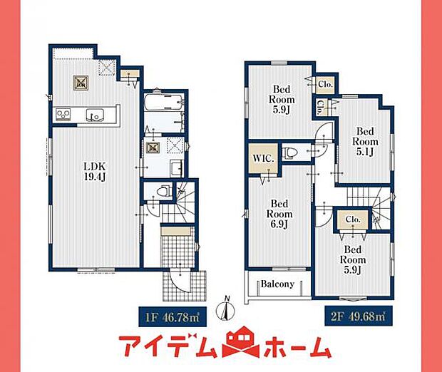 ☆1号棟間取図☆