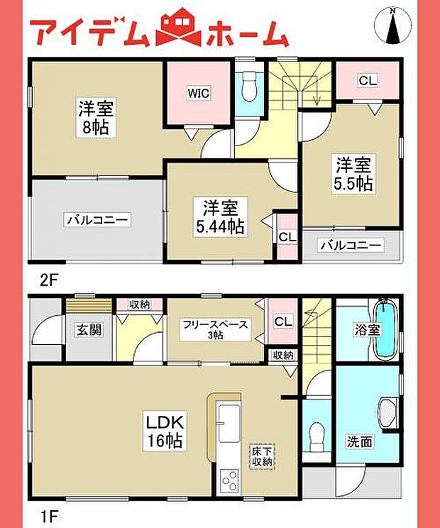 2号棟間取図