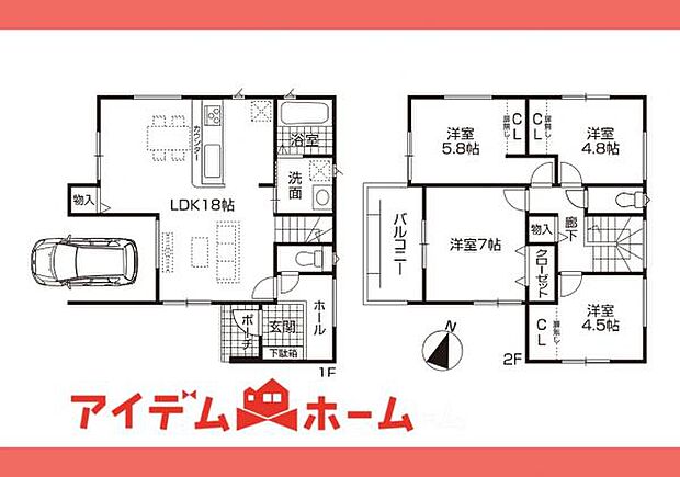 間取図1号棟