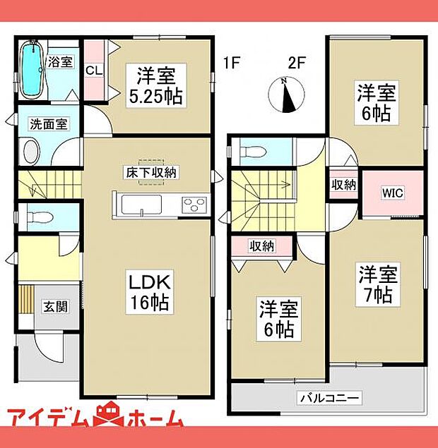 A号棟 間取図