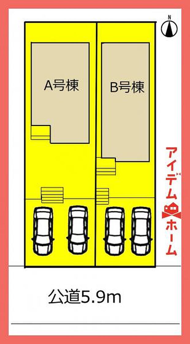 A号棟 配置図
