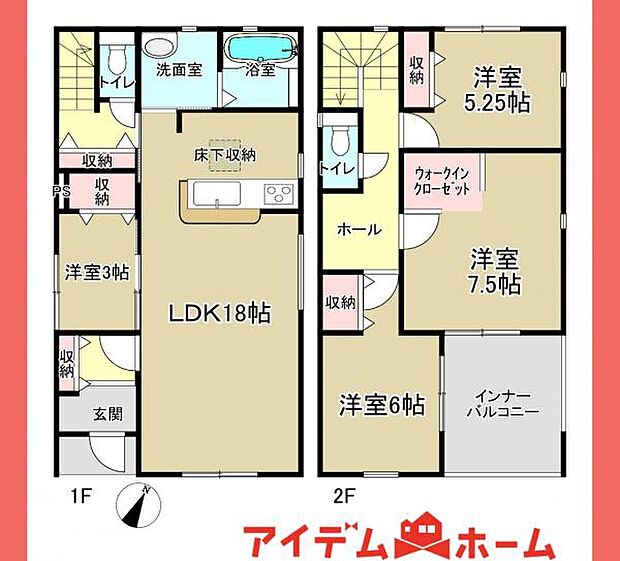 間取図1号棟