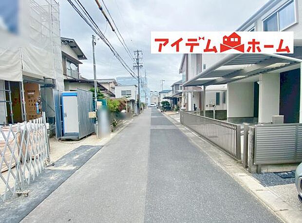 前面道路 いつでも現地ご案内いたします♪ お気軽にお問合せください!
