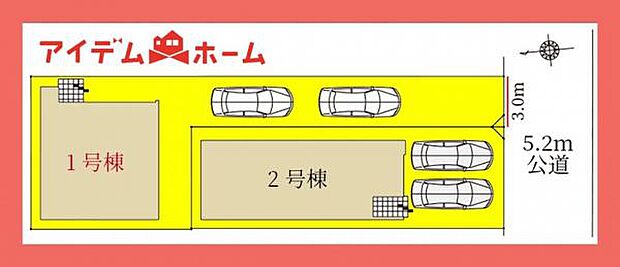 1号棟配置図